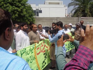 Mr Sana Ullah Rathore, Chairman MATH/Director ISSUP Pakistan Chapter leading the rally against substance use