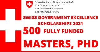 Swiss Government Excellence Scholarships 2021 Swiss Government Excellence Scholarships 2021