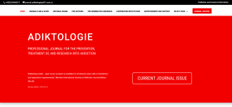 Adiktologie Journal Website