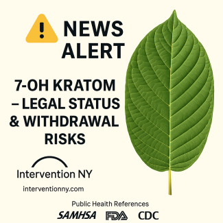 Dangers of Kratom in High Potency and substance use disorder warning 