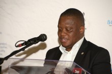 Sidney Mangwegape representando a BAAP