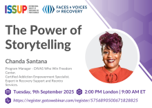 The Power of Storytelling webinar flyer 